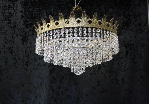 Early 20th Century Five Tier Chandelier