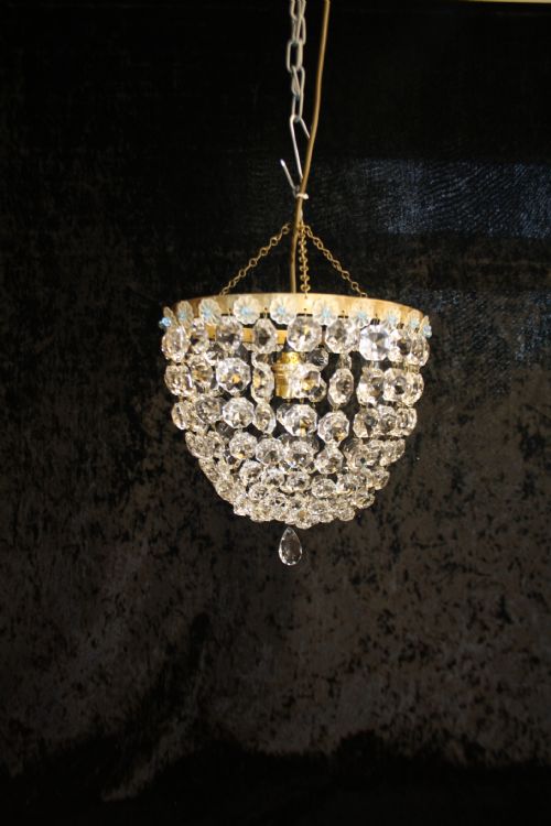 Early 20th Century Bag Chandelier.