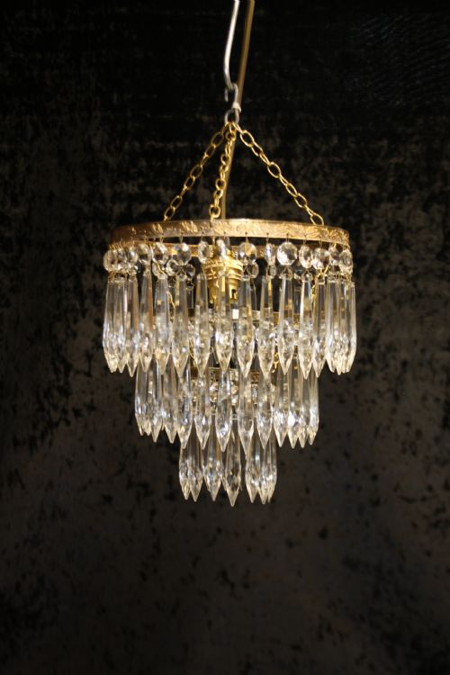 Early 20th Century Spike Chandelier