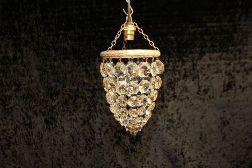 Early 20th Century Small Bag Chandelier