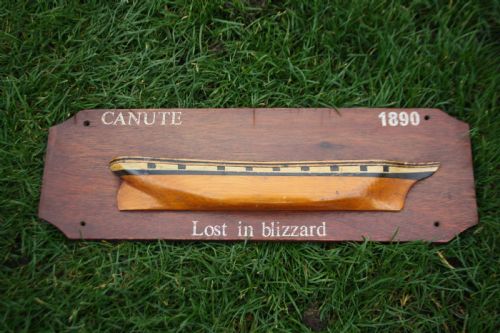 First Half of the 20th Century Half Hull Boat Wall Hanging
