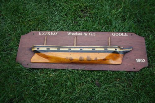 First Half of the 20th Century Half Hull Boat Wall Hanging