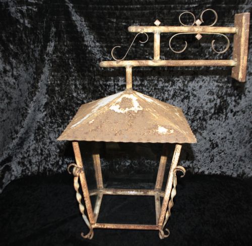 Large Steel Hungarian Outside Wall Light