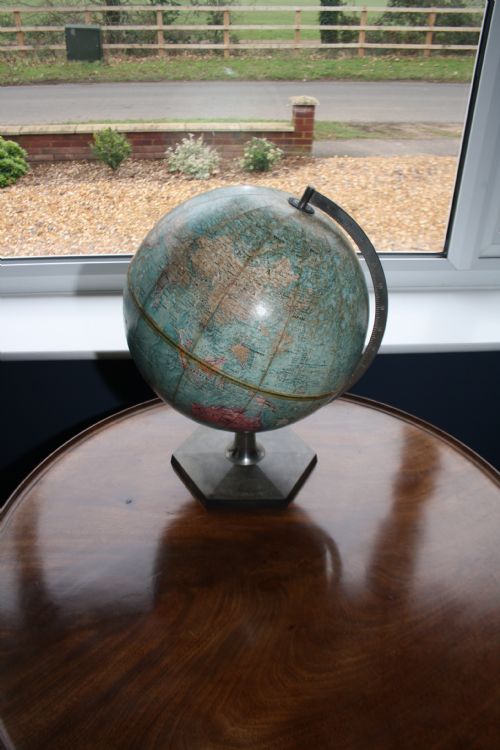 Early 20th Century Globe with Bakelite Base