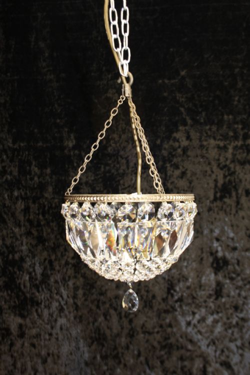 Early 20th Century Small Bag Chandelier