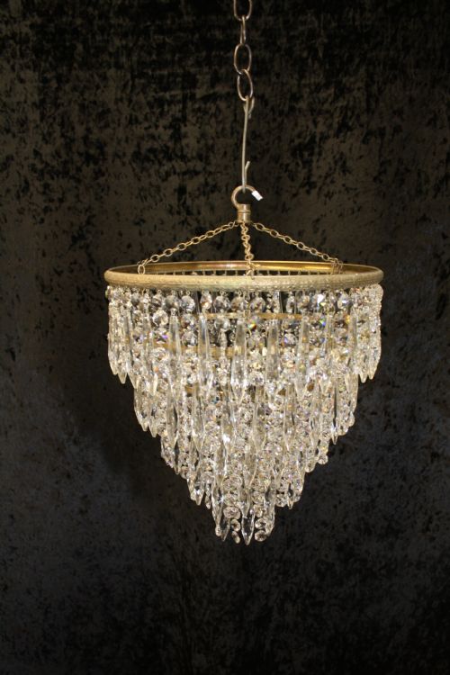 Early 20th Century Large Spike Chandelier