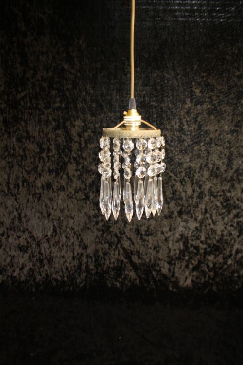 Early 20th Century Small Spike Chandelier