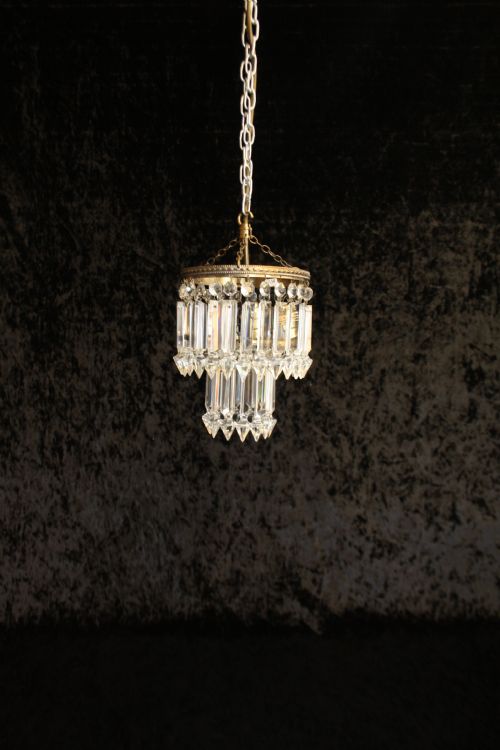 Early 20th Century Lustre Chandelier.
