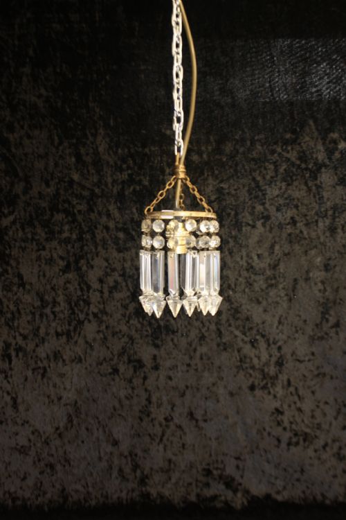 Early 20th Century Small Lustre Chandelier