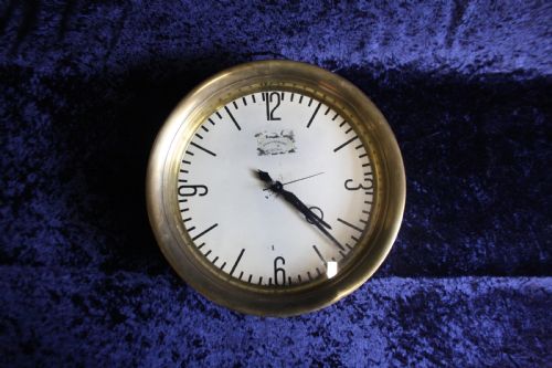 "
Early 20th Century Synchronome Electric Clock in Brass"
