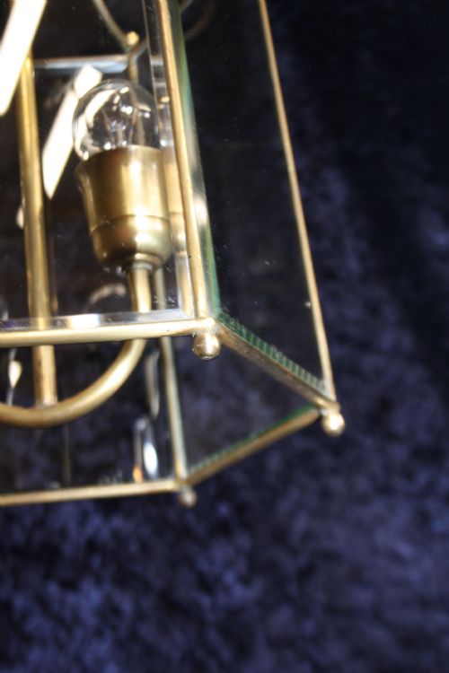 EARLY 20TH CENTURY HEXAGON HALL LIGHT - ADDITIONAL PHOTO 6