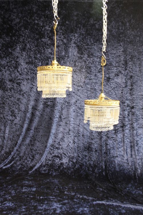 Pair of Unusual Early 20th Century Chandeliers