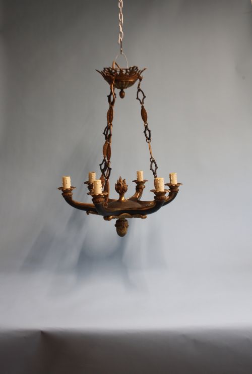 Early 20th Century French Empire Chandelier