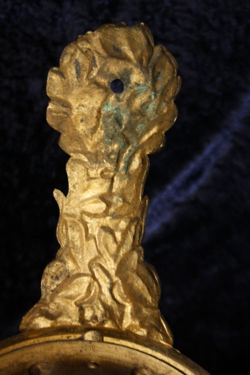 SUPER QUALITY CEILING ROSE IN GILT BRASS - ADDITIONAL PHOTO 1