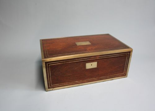 Regency Rosewood Writing Slope with Secret Compartments.