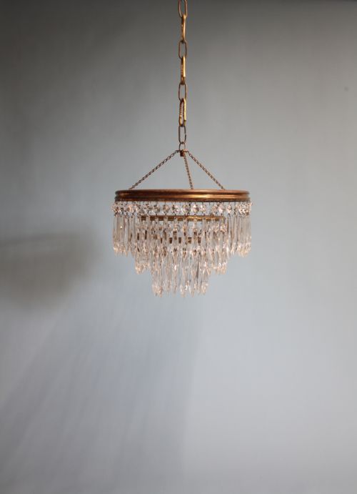 Early 20th Century Spike Chandelier