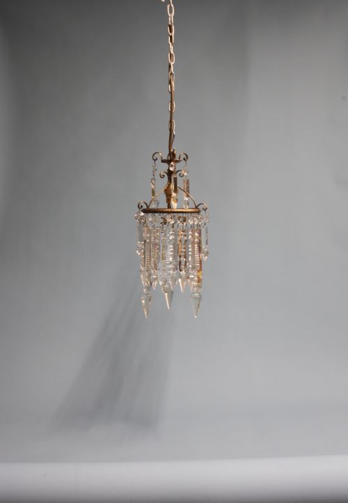 Early 20th Century Small Lustre Chandelier