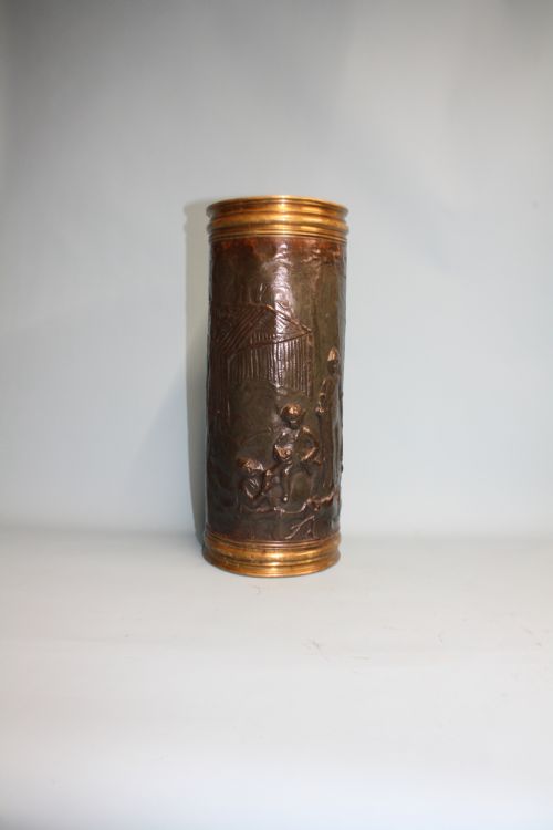 Brass and Copper Stick Stand