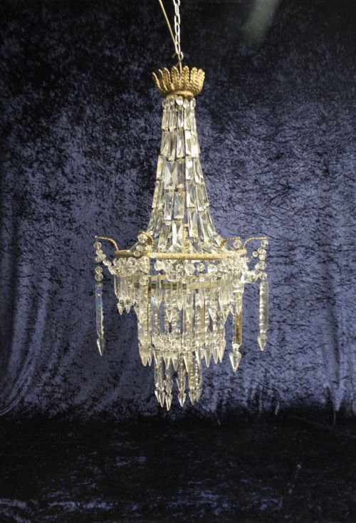 Early 20th Century Large Lustre Chandelier