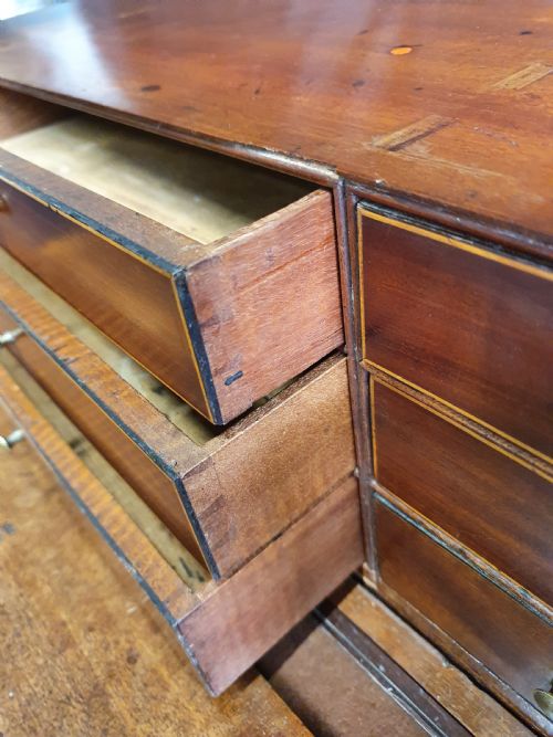 GEORGE III WRITING SLOPE UNUSUAL FORM AND SECRET DRAWERS - ADDITIONAL PHOTO 1