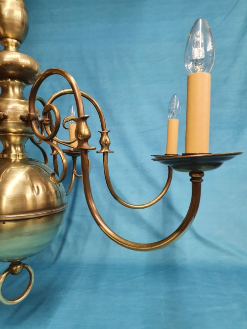 MEDIUM SIZED DUTCH STYLE CHANDELIER - ADDITIONAL PHOTO 5