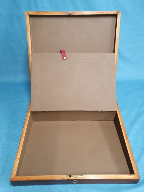 19TH CENTURY TUNBRIDGE WEAR WRITING SLOPE - ADDITIONAL PHOTO 5