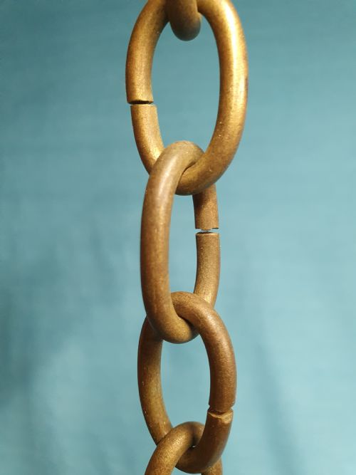 EARLY 20TH CENTURY SUPER QUALITY DUTCH STYLE CHANDELIER IN BRASS - ADDITIONAL PHOTO 4
