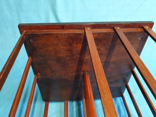 AN EDWARDIAN REVOLVING DESKTOP BOOK CASE - ADDITIONAL PHOTO 4