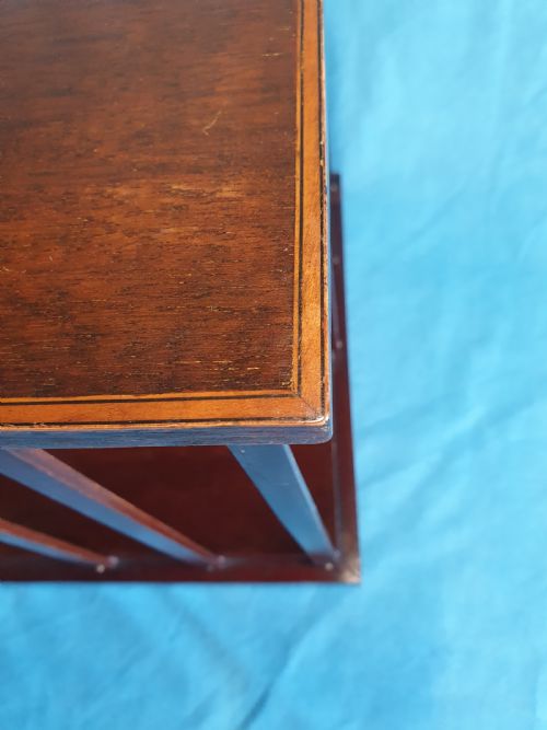 AN EDWARDIAN REVOLVING DESKTOP BOOK CASE - ADDITIONAL PHOTO 7