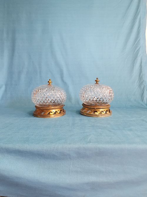 pair of early 20th century ceiling lights - CATEGORY: ANTIQUE LIGHTING - DATED 1930