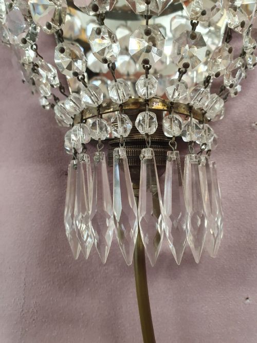 EARLY 20TH CENTURY PAIR OF SWAG WALL LIGHTS - ADDITIONAL PHOTO 6