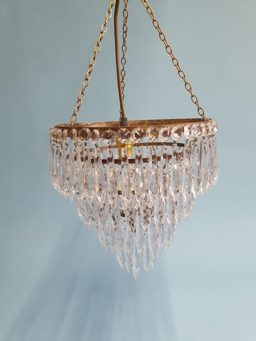 EARLY 20TH CENTURY SPIKE CHANDELIER - ADDITIONAL PHOTO 1