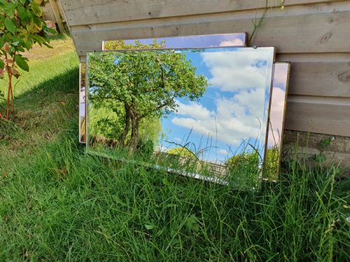 art deco mirror - CATEGORY: ANTIQUE MIRRORS - DATED 1930