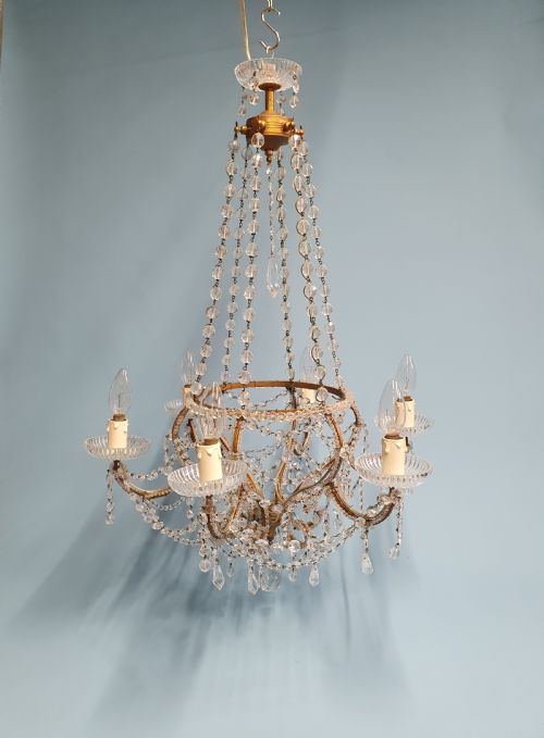 TALL CHANDELIER WITH BEAD DECORATION - ADDITIONAL PHOTO 2