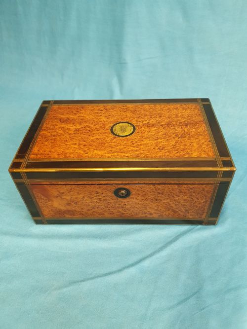 19THCENTURY YEW WOOD WRITING SLOPE - ADDITIONAL PHOTO 3