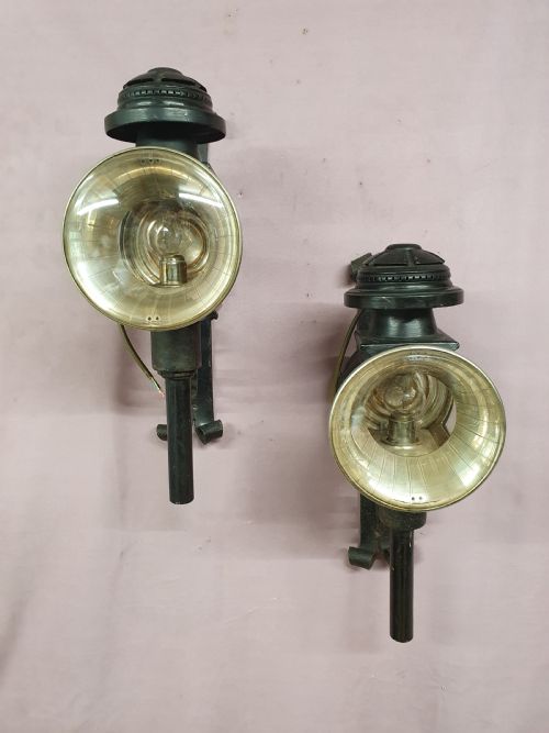 pair of 19th century carriage lights - CATEGORY: ANTIQUE LIGHTING - DATED 19TH CENTURY
