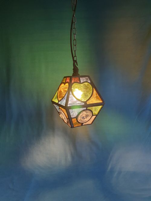 ARTS AND CRAFT PORCH LIGHT WITH A HEART - ADDITIONAL PHOTO 7