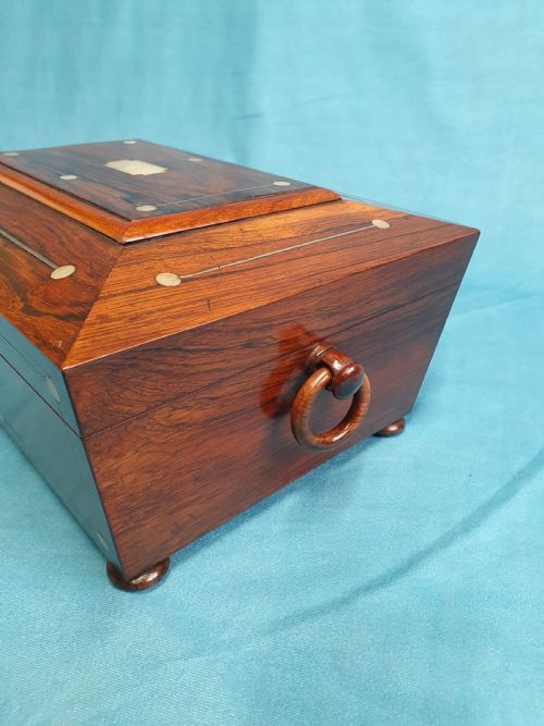 19TH CENTURY ROSEWOOD JEWELLERY BOX - ADDITIONAL PHOTO 5