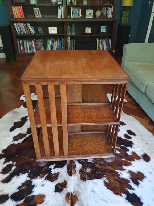 REALLY NICE BLONDE OAK FREESTANDING BOOKCASE - ADDITIONAL PHOTO 7