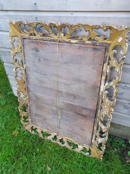 19THCENTURY GILT MIRROR IN CARVED WOOD - ADDITIONAL PHOTO 1