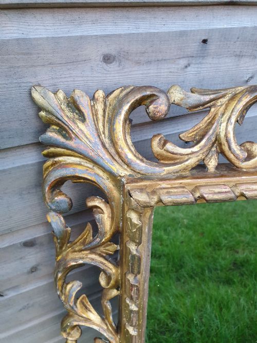 19THCENTURY GILT MIRROR IN CARVED WOOD - ADDITIONAL PHOTO 3