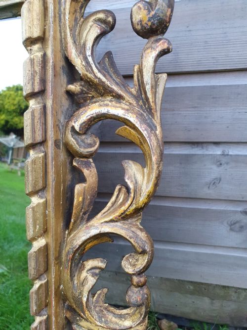 19THCENTURY GILT MIRROR IN CARVED WOOD - ADDITIONAL PHOTO 7