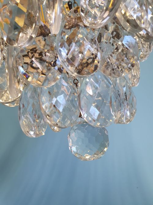 LARGE 7 TIER DRIP CHANDELIER 16 - ADDITIONAL PHOTO 1