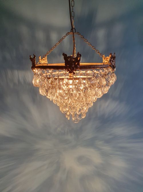 LARGE 7 TIER DRIP CHANDELIER 16 - ADDITIONAL PHOTO 2