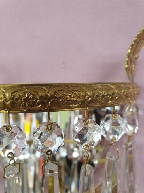 EARLY 20TH CENTURY PAIR OF SPIKE WALL LIGHTS - ADDITIONAL PHOTO 3