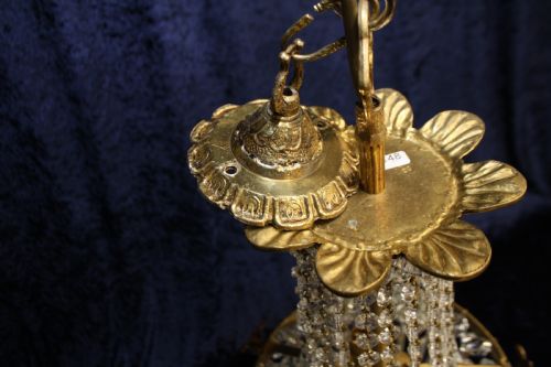 EARLY 20TH CENTURY SWAG CHANDELIER - ADDITIONAL PHOTO 3