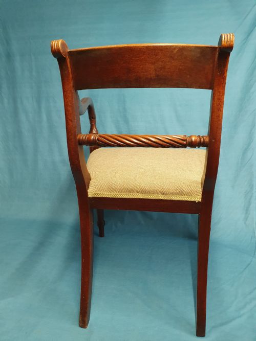SINGLE WILLIAM IV COMFORTABLE CARVER CHAIR - ADDITIONAL PHOTO 5