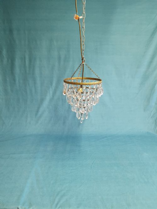 EARLY 20TH CENTURY DRIP CHANDELIER - ADDITIONAL PHOTO 1