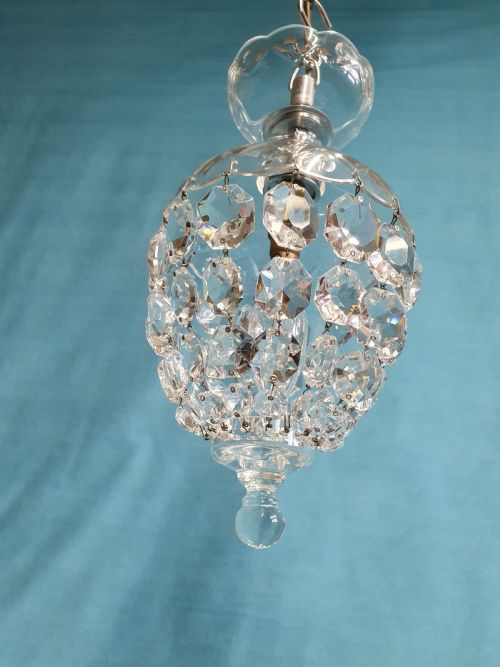 EARLY 20TH CENTURY DOME TOP CHANDELIER 6 - ADDITIONAL PHOTO 6