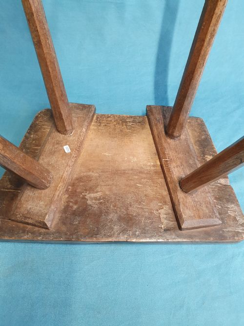 LATE 19 CENTURY WALNUT STICK STOOL - ADDITIONAL PHOTO 1